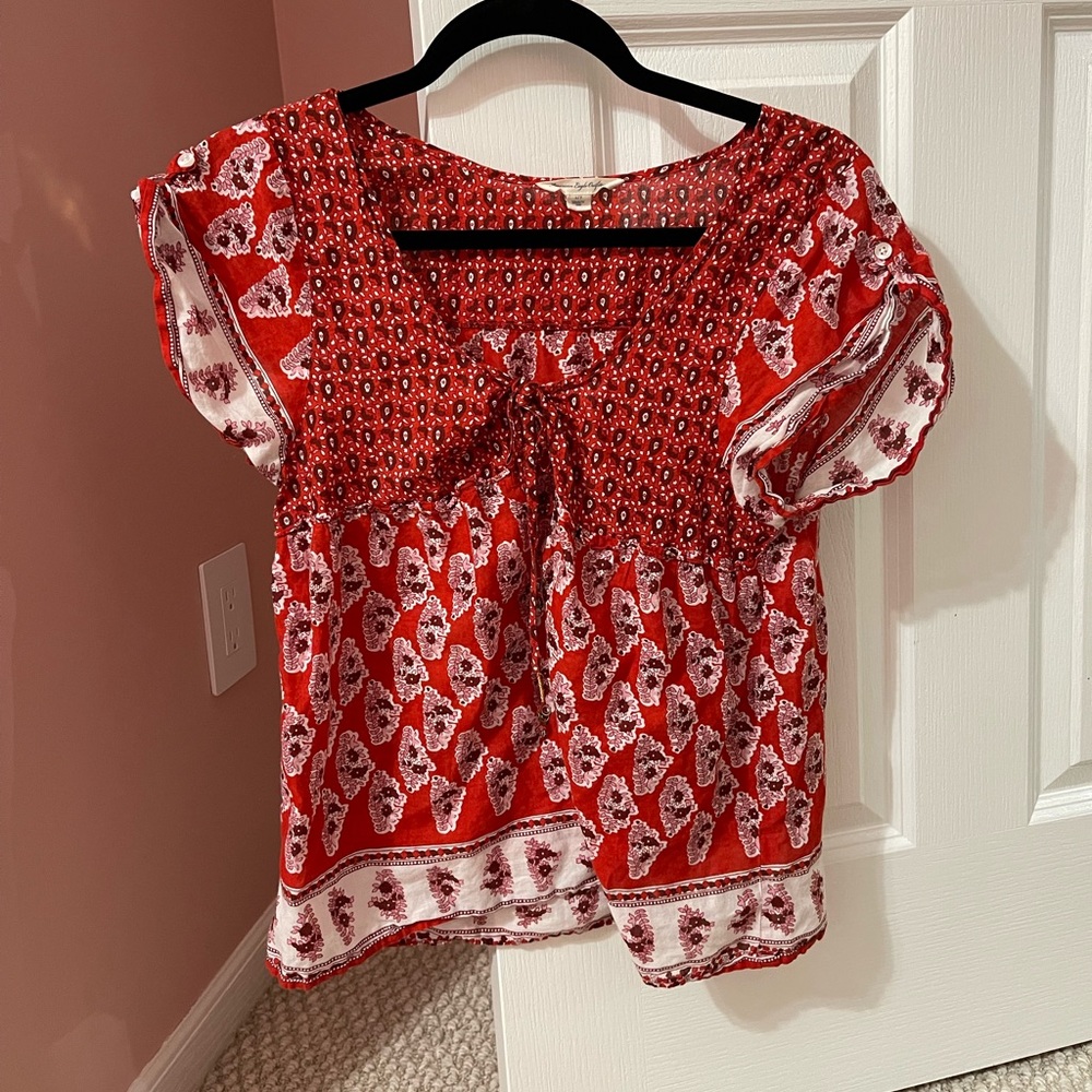 American Eagle Outfitter Red Shirt Size Small